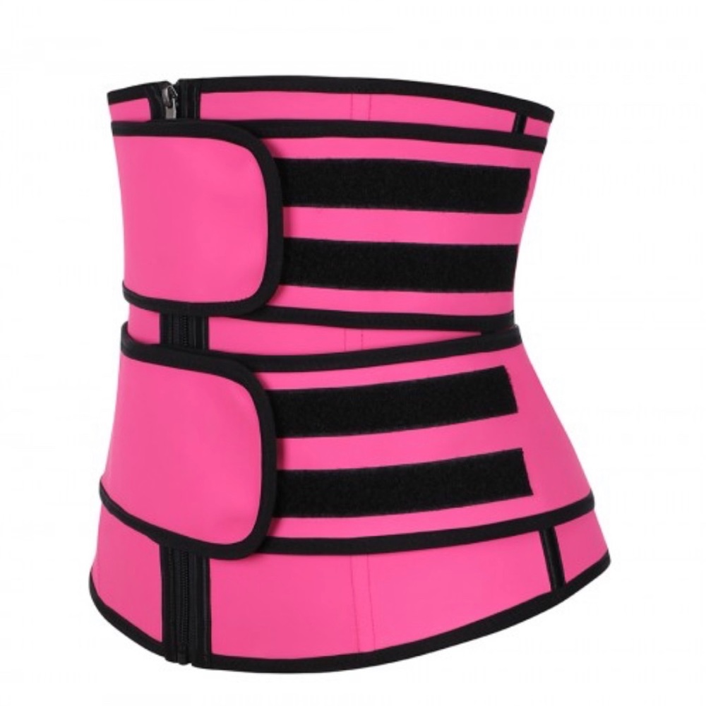 New Double Belted Waist Slimmer with Zipper